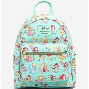 Loungefly Disney Princess Mint/Aqua Backpack